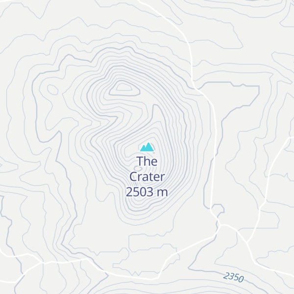 Map of The Crater