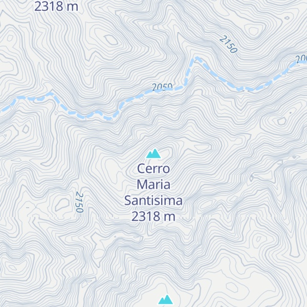 Map of Cerro Maria Santisima