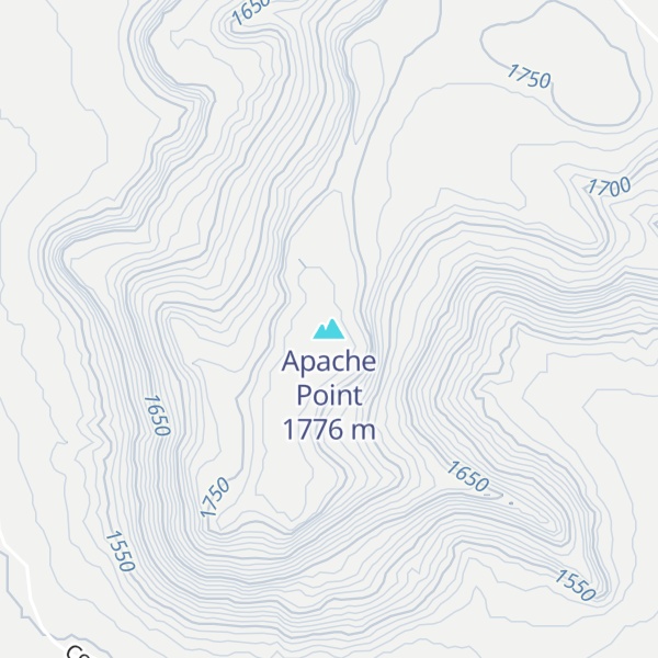 Map of Apache Point