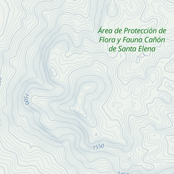 Map of Cerro El Toro
