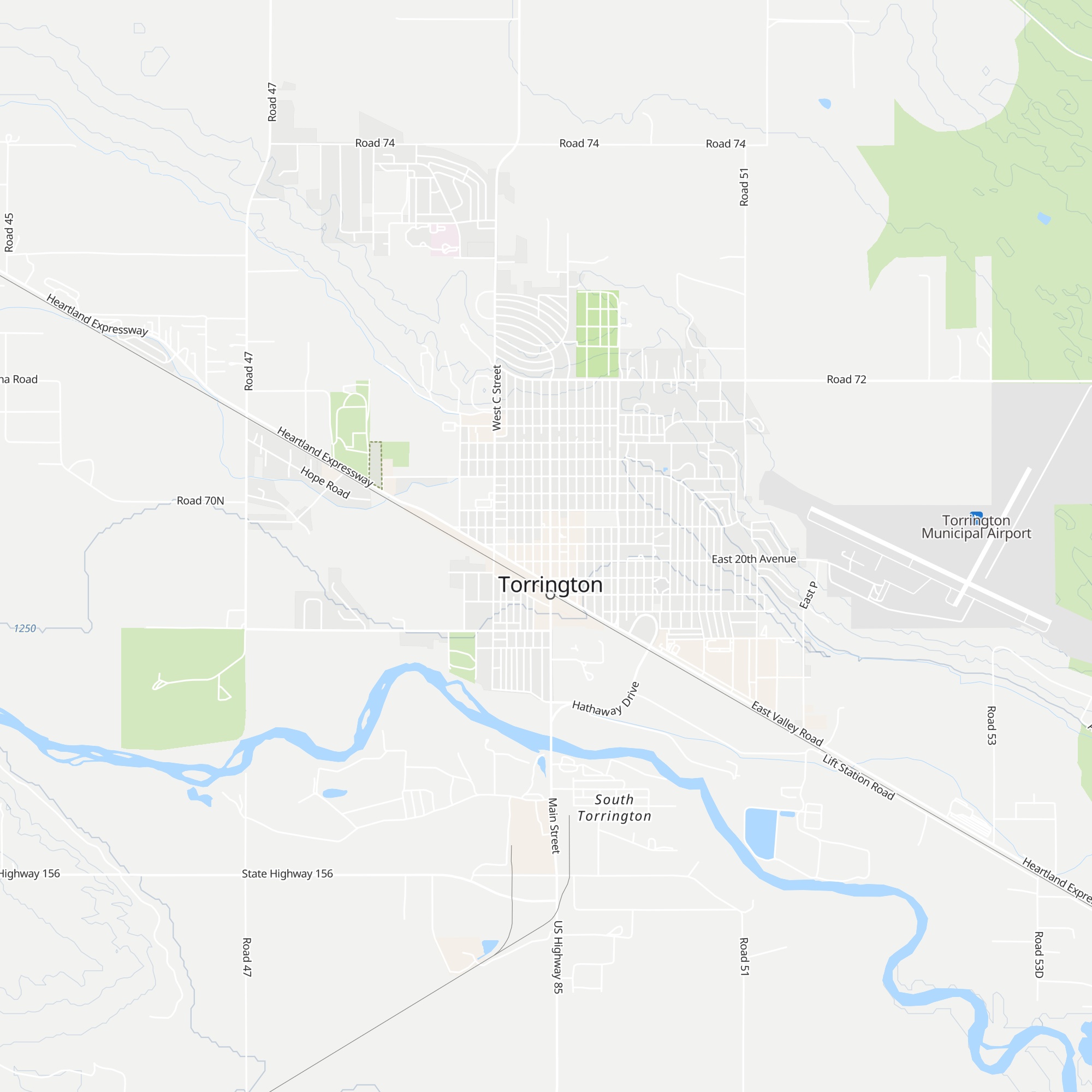 Goshen County Visitor's Center map