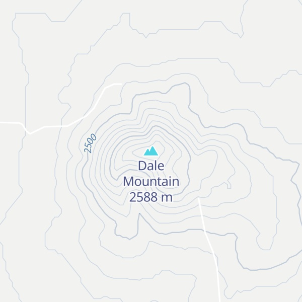 Map of Dale Mountain