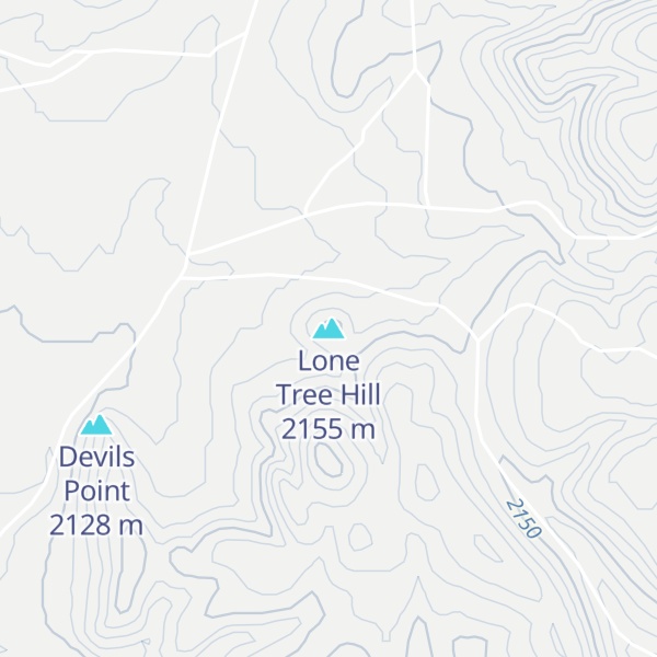 Map of Lone Tree Hill