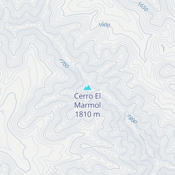 Map of Cerro El Marmol