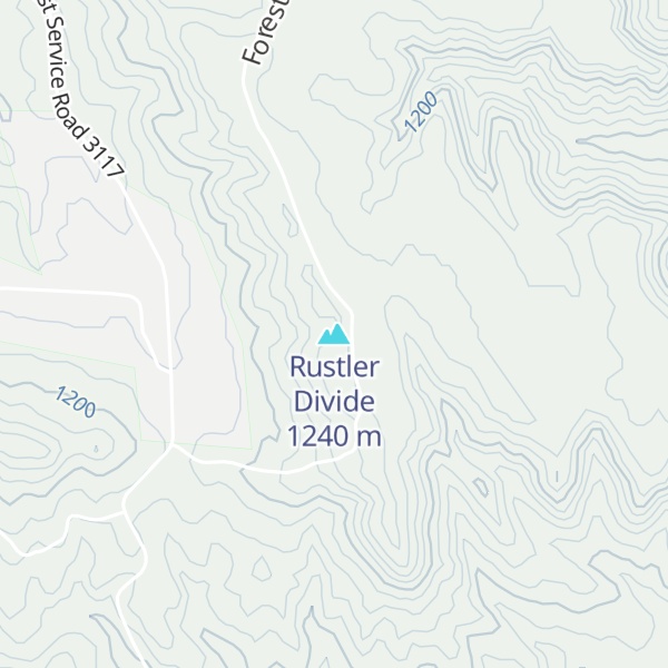 Map of Rustler Divide