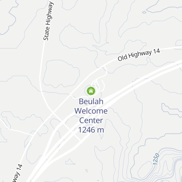Map of Beulah Welcome Center