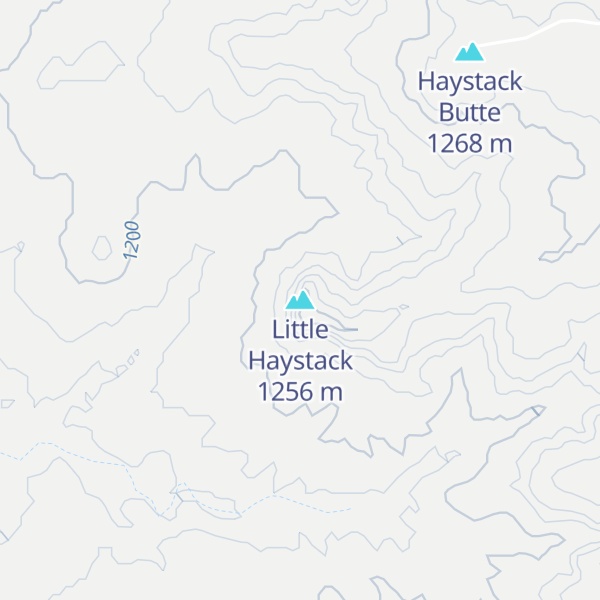 Map of Little Haystack
