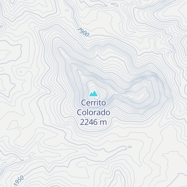 Map of Cerrito Colorado