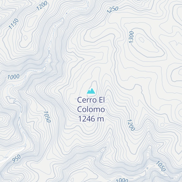 Map of Cerro El Colomo