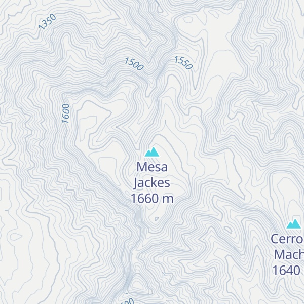Map of Mesa Jackes