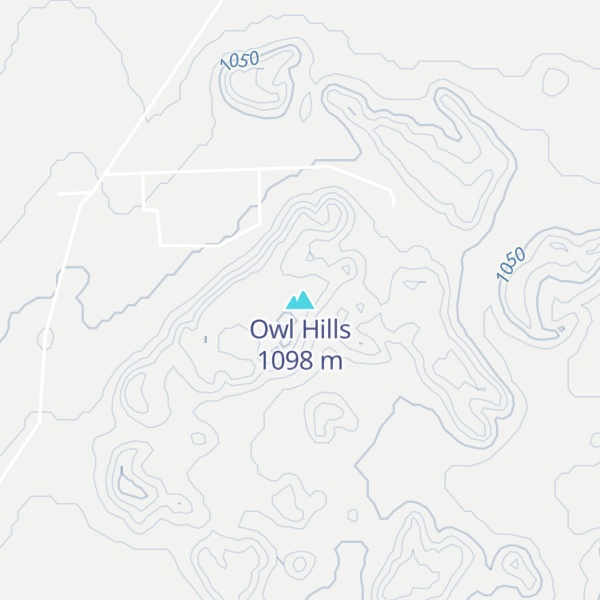 Map of Owl Hills