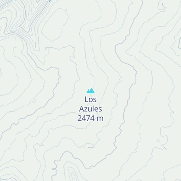 Map of Los Azules