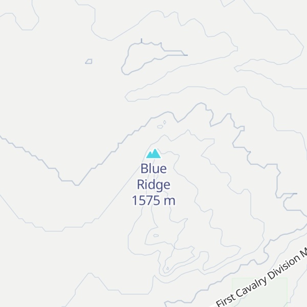 Map of Blue Ridge