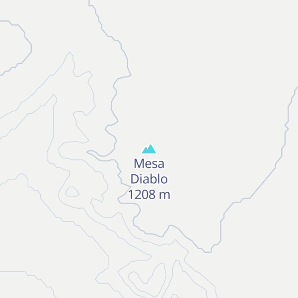 Map of Mesa Diablo