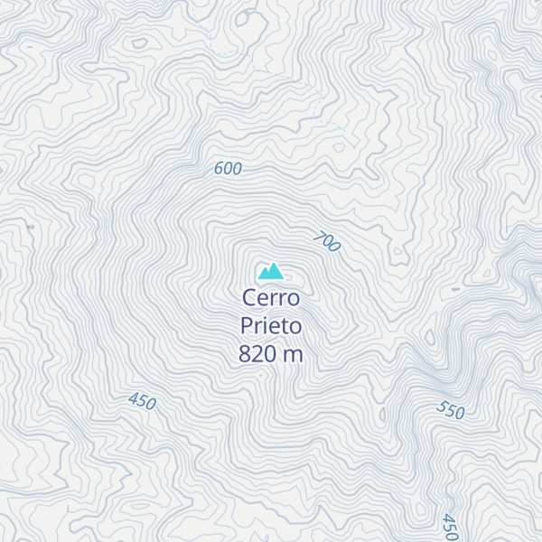 Map of Cerro Prieto