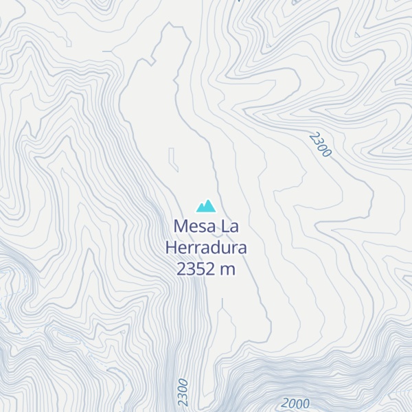Map of Mesa La Herradura