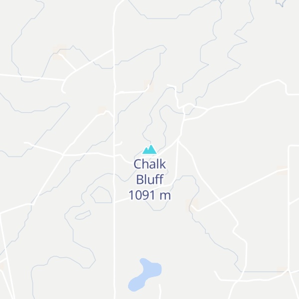 Map of Chalk Bluff