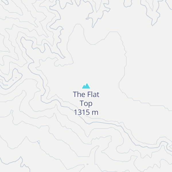 Map of The Flat Top