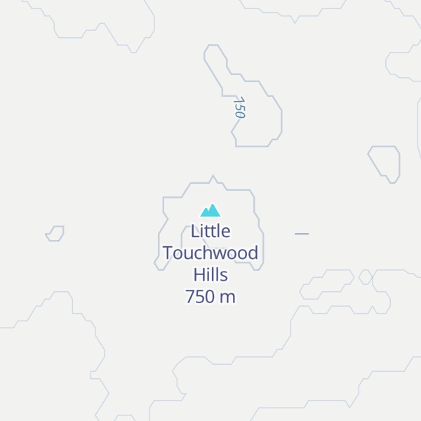 Map of Little Touchwood Hills
