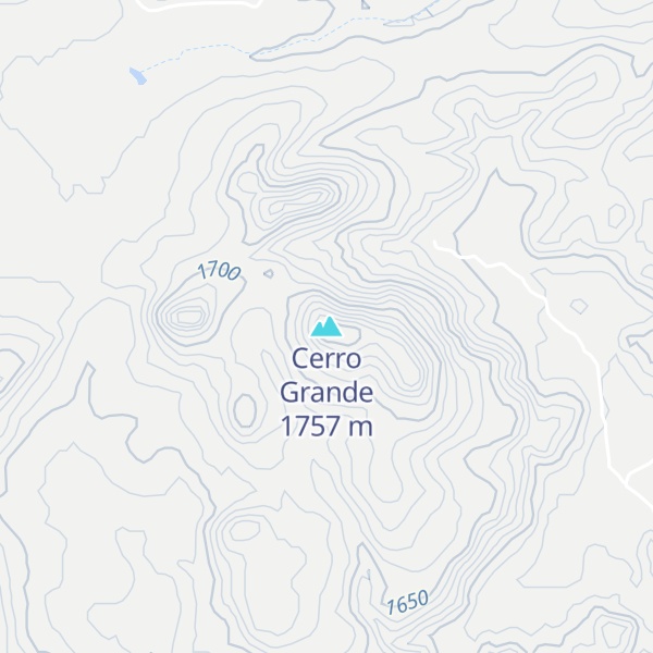 Map of Cerro Grande