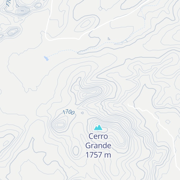 Map of Cerro Cajetudo