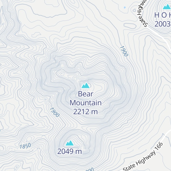 Map of Bear Mountain