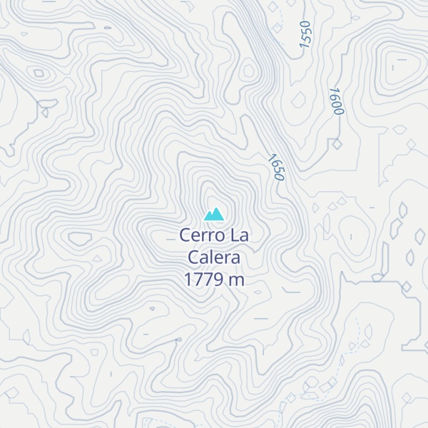 Map of Cerro La Calera
