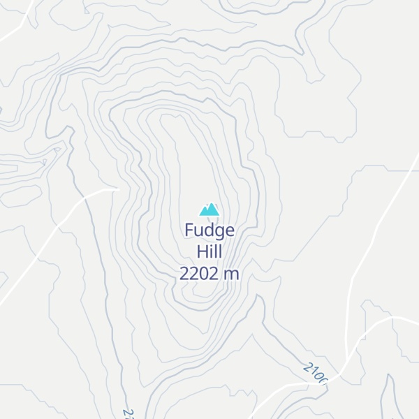 Map of Fudge Hill