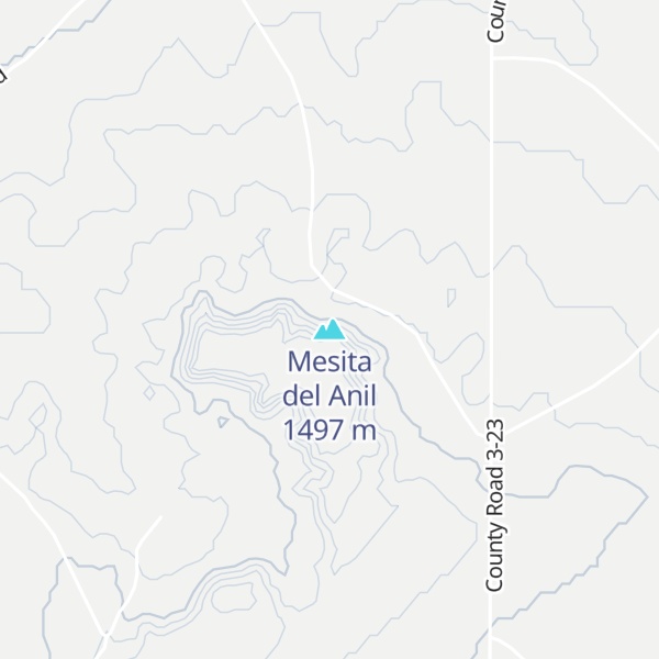 Map of Mesita del Anil