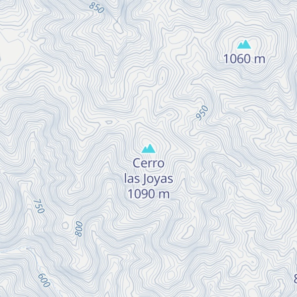 Map of Cerro las Joyas