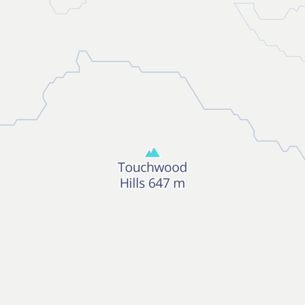 Map of Touchwood Hills
