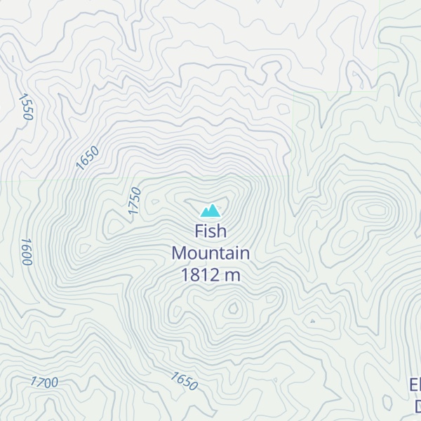 Map of Fish Mountain