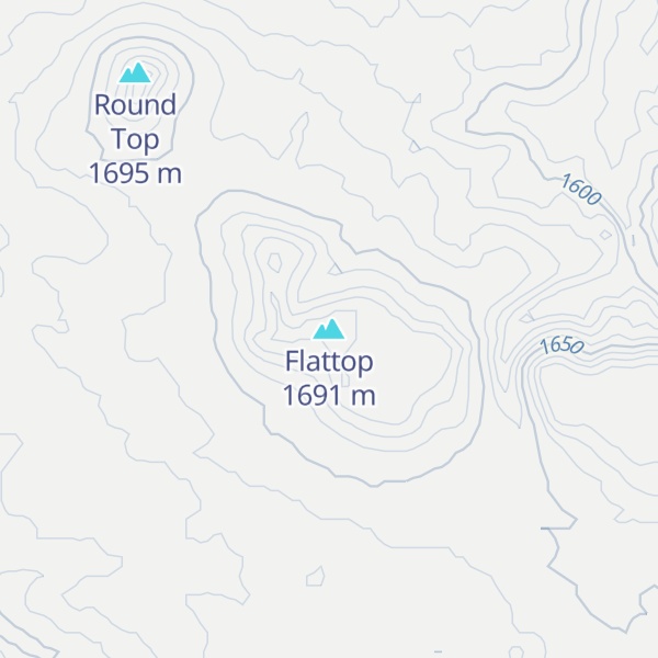 Map of Flattop