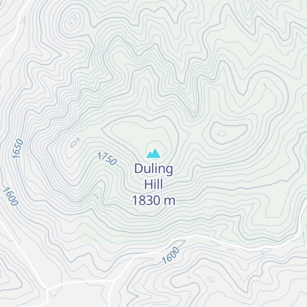 Map of Duling Hill