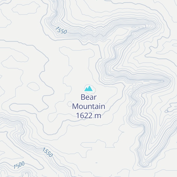 Map of Bear Mountain