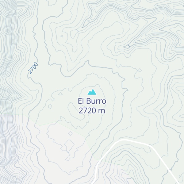 Map of El Burro