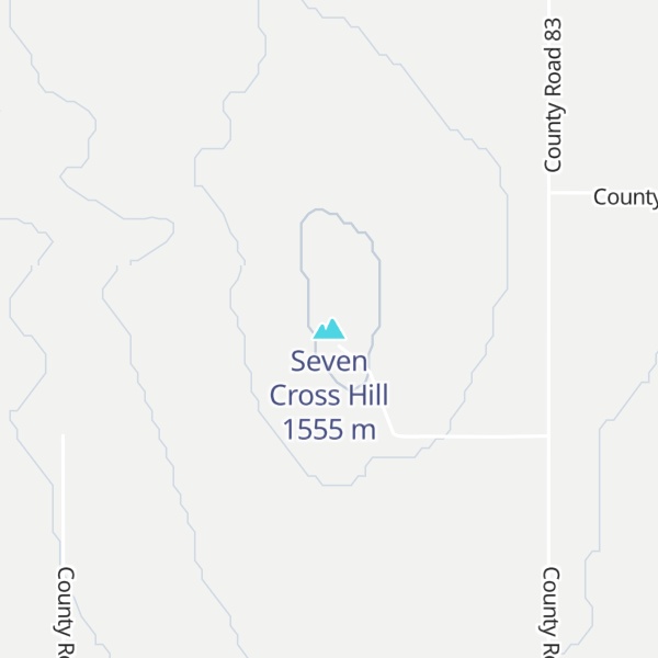 Map of Seven Cross Hill