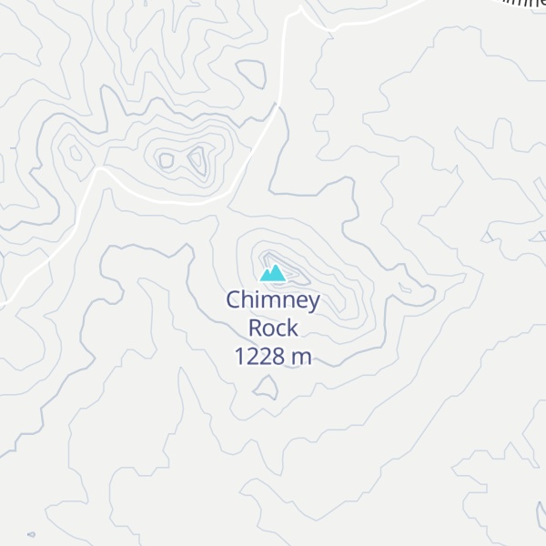 Map of Chimney Rock