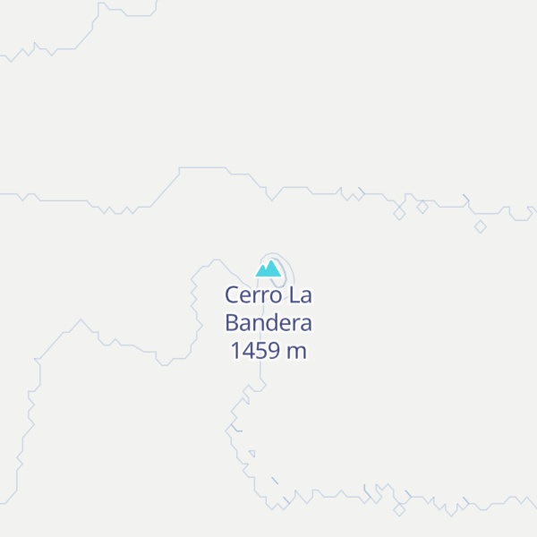 Map of Cerro La Bandera