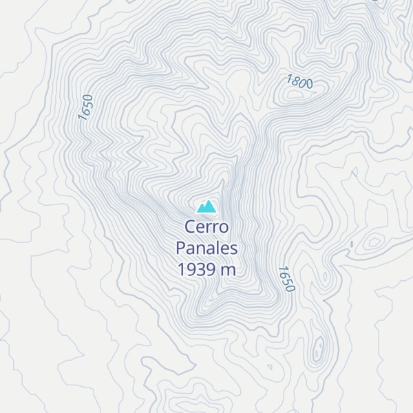 Map of Cerro Panales