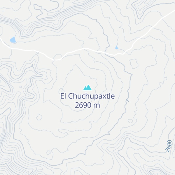 Map of El Chuchupaxtle