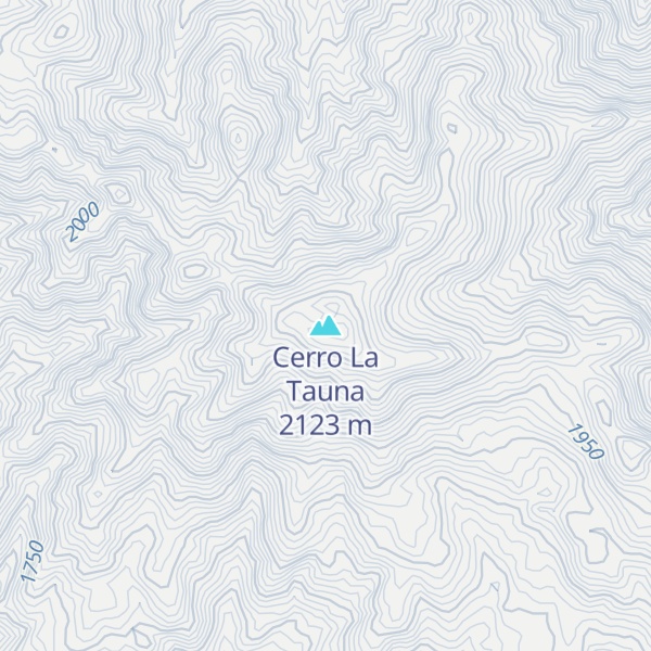 Map of Cerro La Tauna