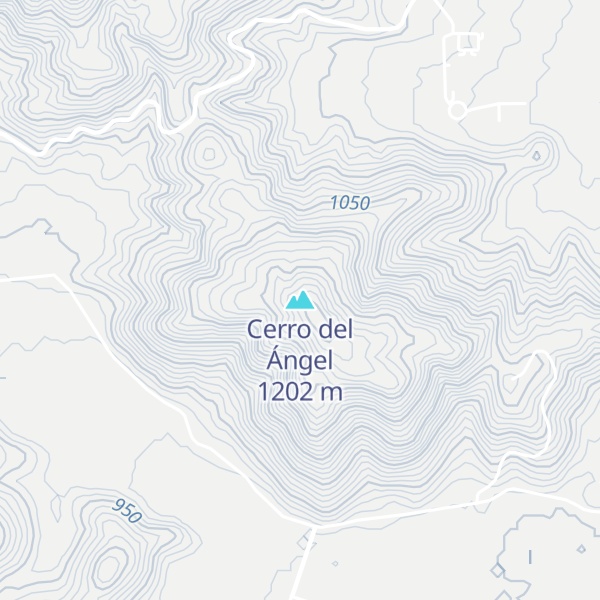 Map of Cerro del Ángel