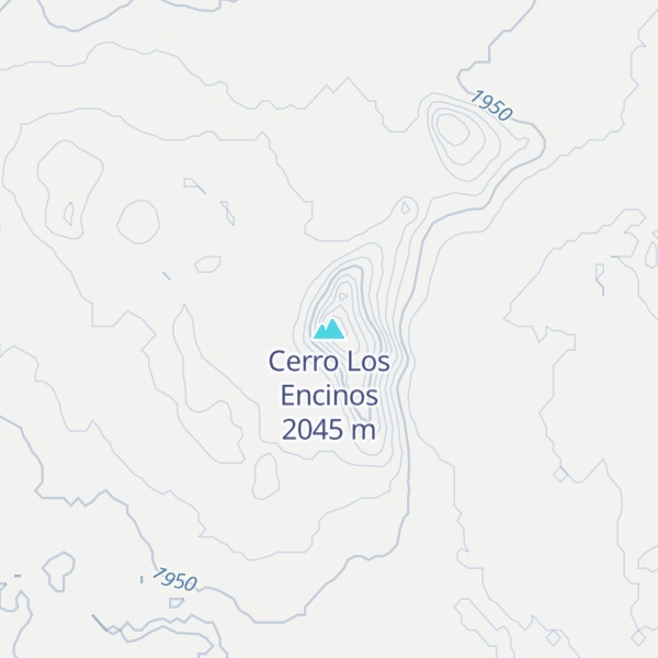 Map of Cerro Los Encinos