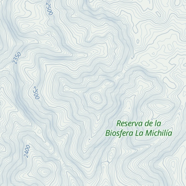 Map of Cerro Blanco