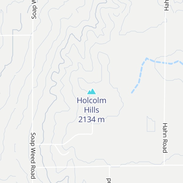Map of Holcolm Hills