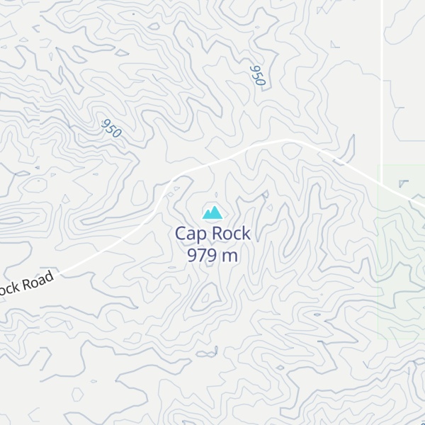 Map of Cap Rock