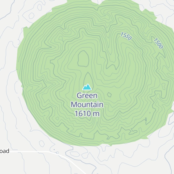Map of Green Mountain