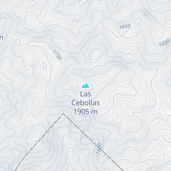 Map of Las Cebollas
