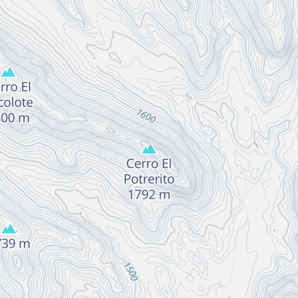 Map of Cerro El Potrerito